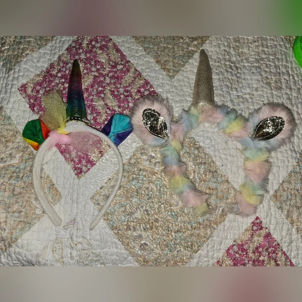*Free Add-On with any kids purchase* 2 Unicorn Headbands. - Picture 1 of 1